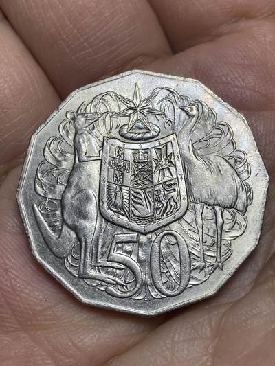 2026年第八场(总第一百七十七场）外国好品散币场(免佣金) - 好品–澳大利亚🇦🇺1971年50分(伊丽莎白二世中年花冠)