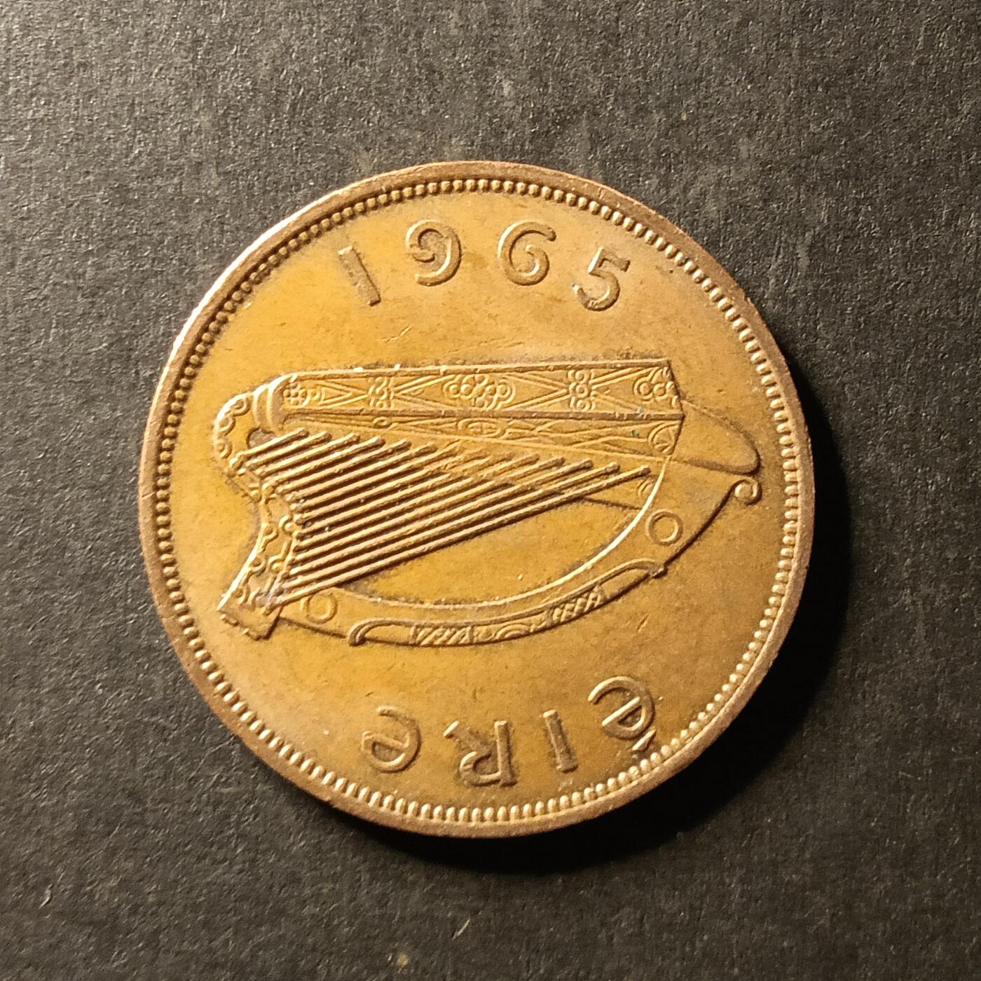 逸泉钱币2026A第世界钱币纪念币专场A第三场A401-701 443 爱尔兰母鸡一便士铜币