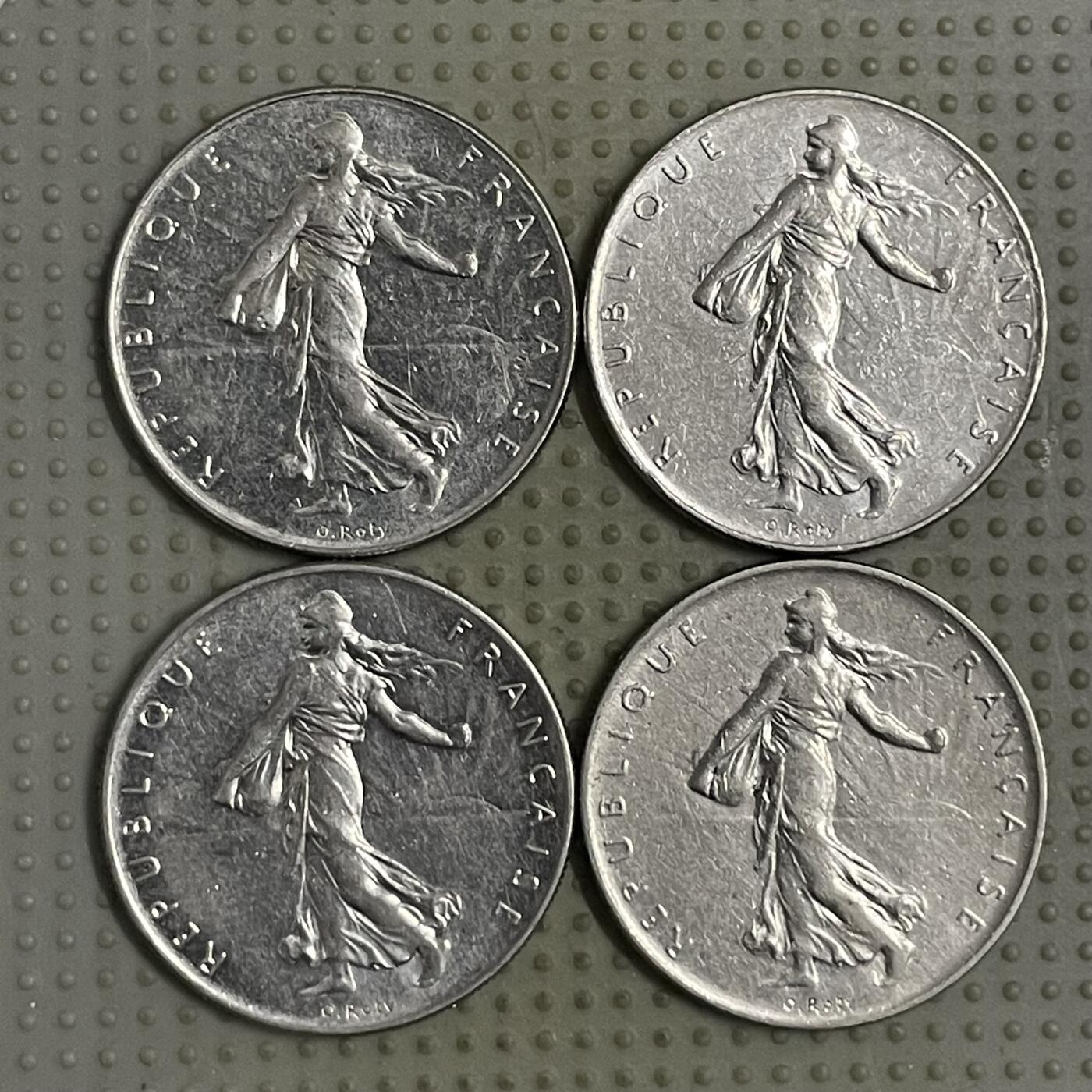 2026年第12场各国散币拍卖（总第162场）16.17两天外出，18号可以发货 法国1法郎4枚