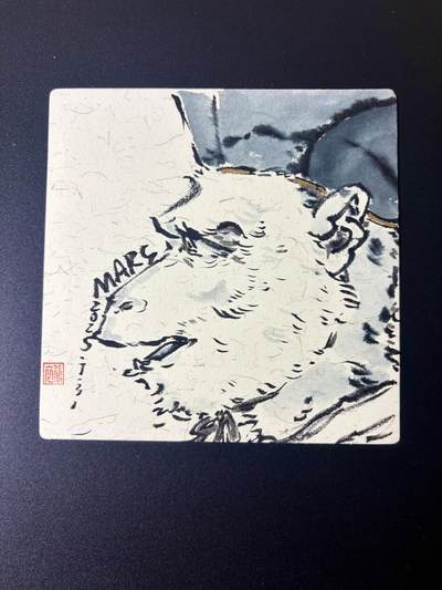 NO.21 好又多金牌大场，新店点关注不迷路！每周一站式配齐，方便凑单！（周6晚8点截拍，卖家送拍0抽成！） - 【1/1签绘卡】秦嘉裕老师签绘 孙悟空 方卡【官封弼马心何足，名注齐天意未宁】