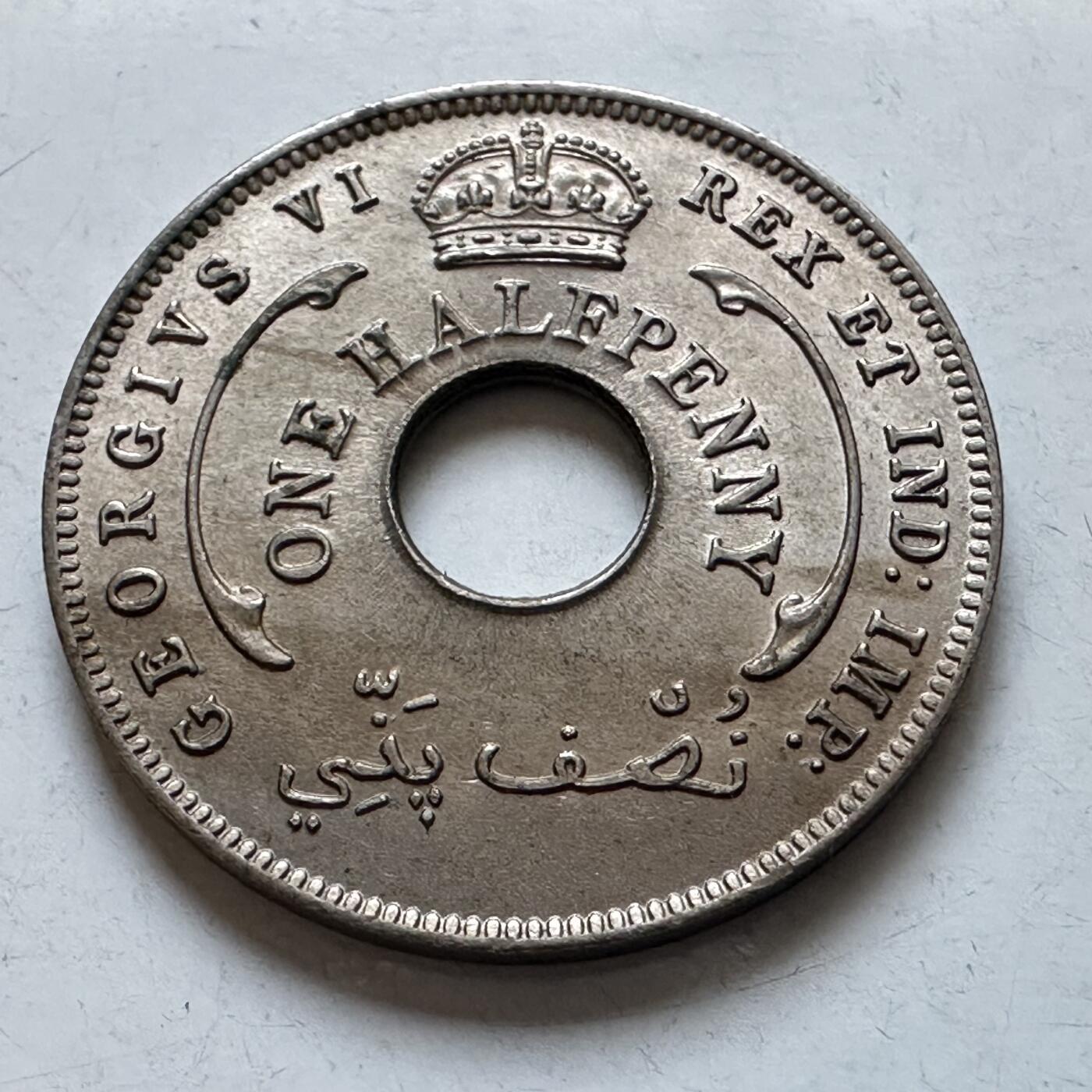 🌹外币初藏🌹🐯2026年第8场  每周二四六晚8️⃣点 接代拍 英属西非1946年半便士