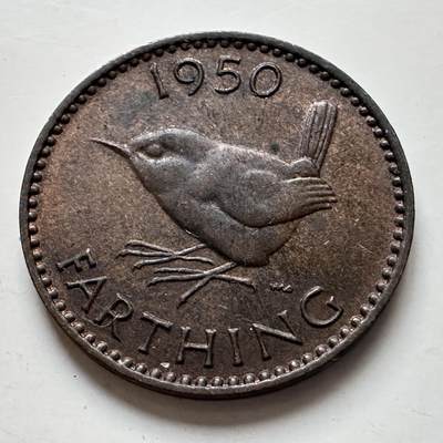 🌹外币初藏🌹🐯2026年第8场  每周二四六晚8️⃣点 接代拍 - 英国1950年一法新 b