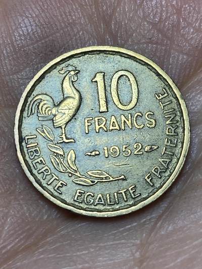 2026年第八场(总第一百七十七场）外国好品散币场(免佣金) - 法兰西第四共和国1952年10法郎