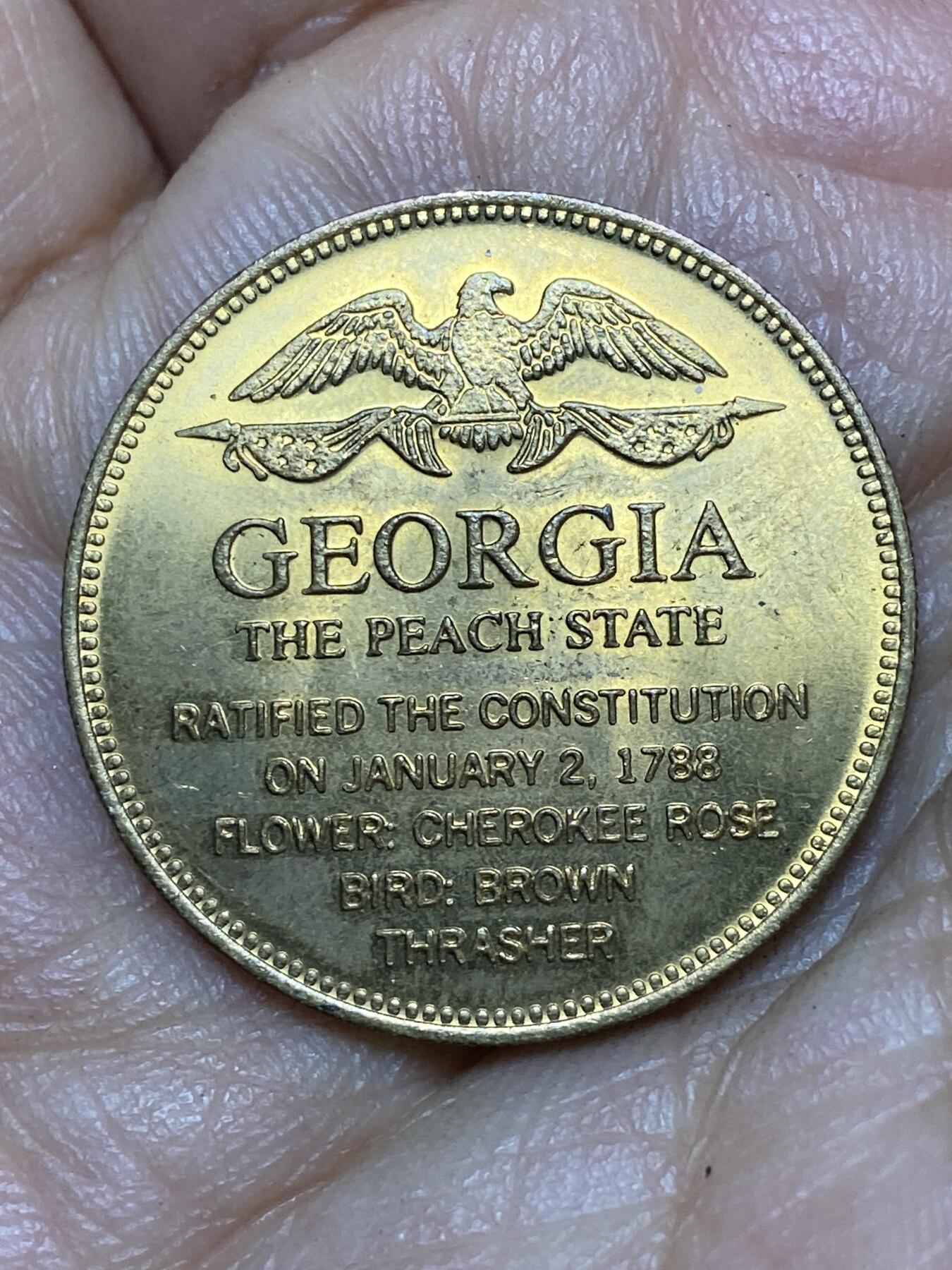 2026年第八场(总第一百七十七场）外国好品散币场(免佣金) 美国🇺🇸佐治亚州纪念章