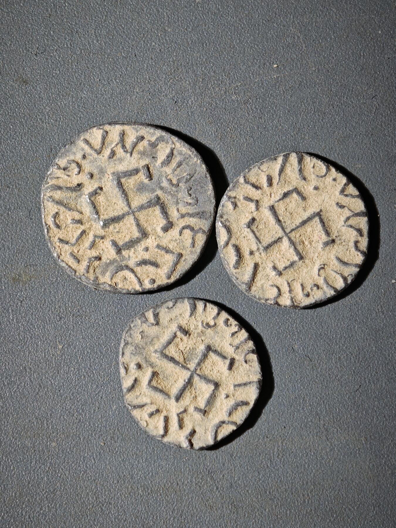 107期新疆红钱粟特钱币丝路钱币专场 A7铅制丝路币