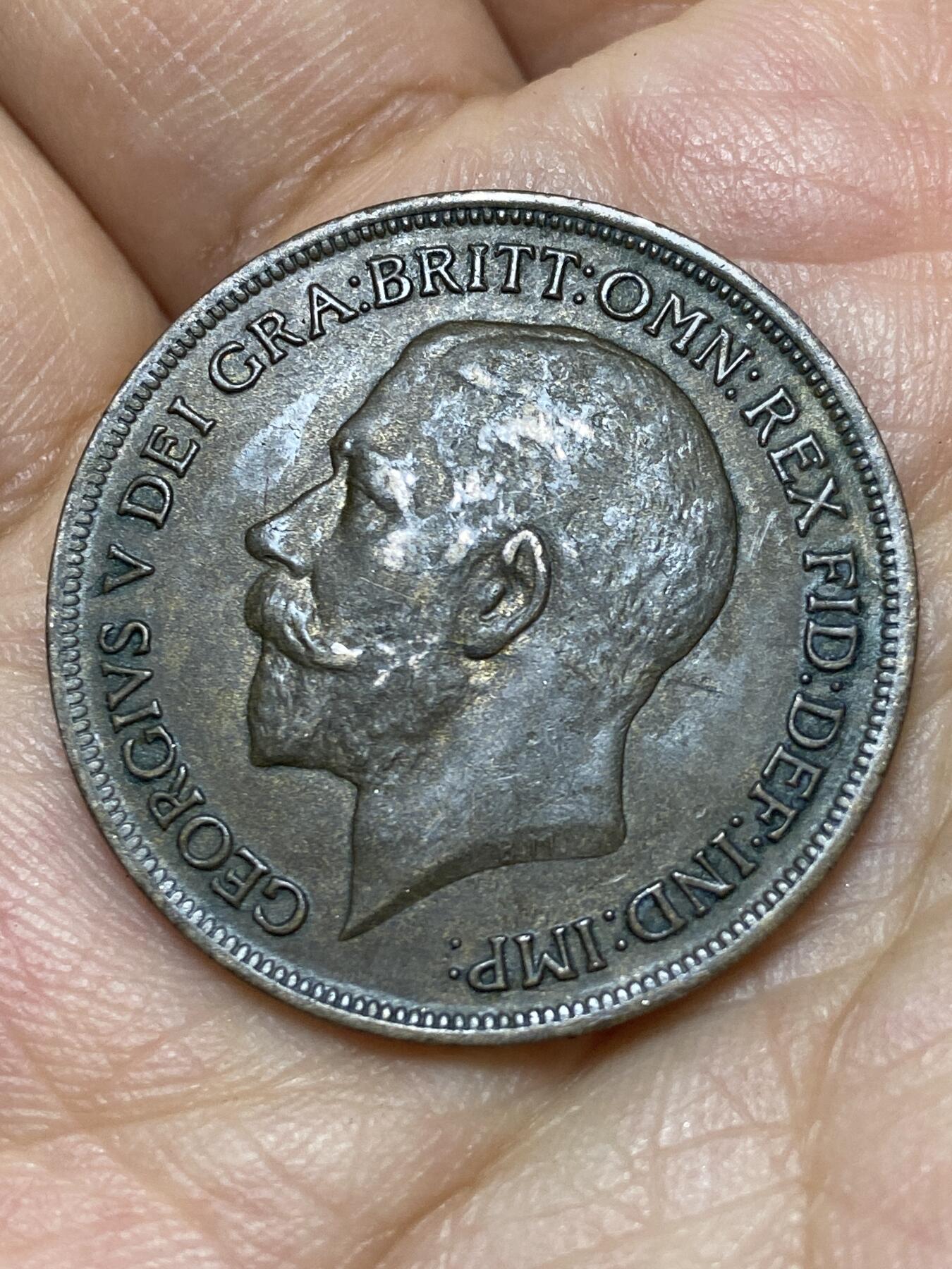 2026年第八场(总第一百七十七场）外国好品散币场(免佣金) 英国🇬🇧1917年1便士(乔治五世第一版)