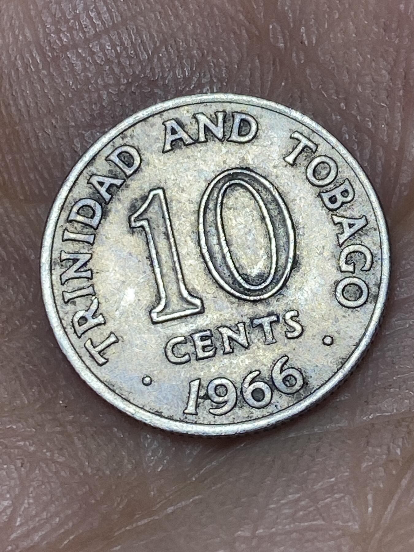 2026年第八场(总第一百七十七场）外国好品散币场(免佣金) 特立尼达和多巴哥🇹🇹1966年10分(第一版首发年)