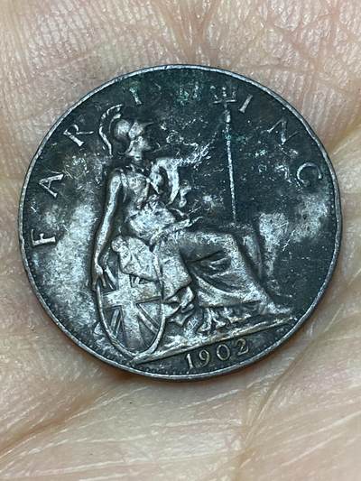 2026年第八场(总第一百七十七场）外国好品散币场(免佣金) - 英国🇬🇧1902年1法新(爱德华七世加冕年，首发年)