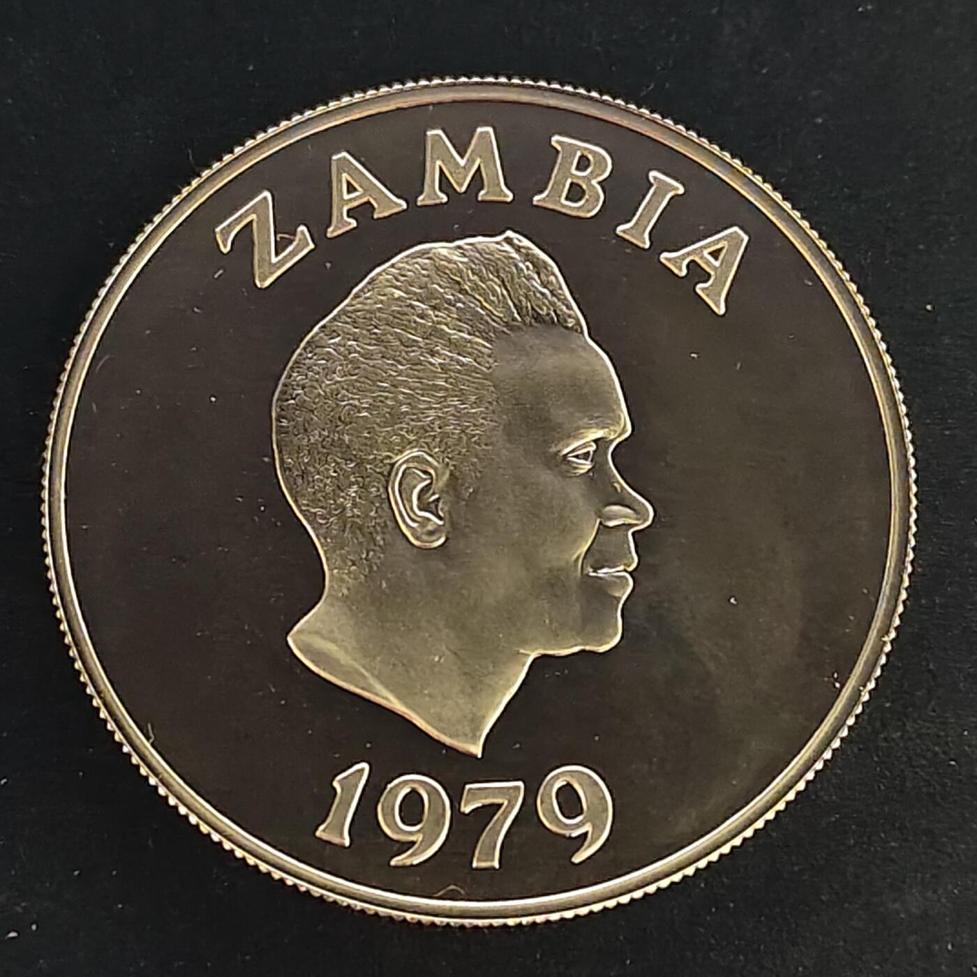 【全场包邮】纯粹捡漏拍495场-持续更新中 【少见】赞比亚1979年10克瓦查保护动物东非隼超大精制纪念银币-量3256