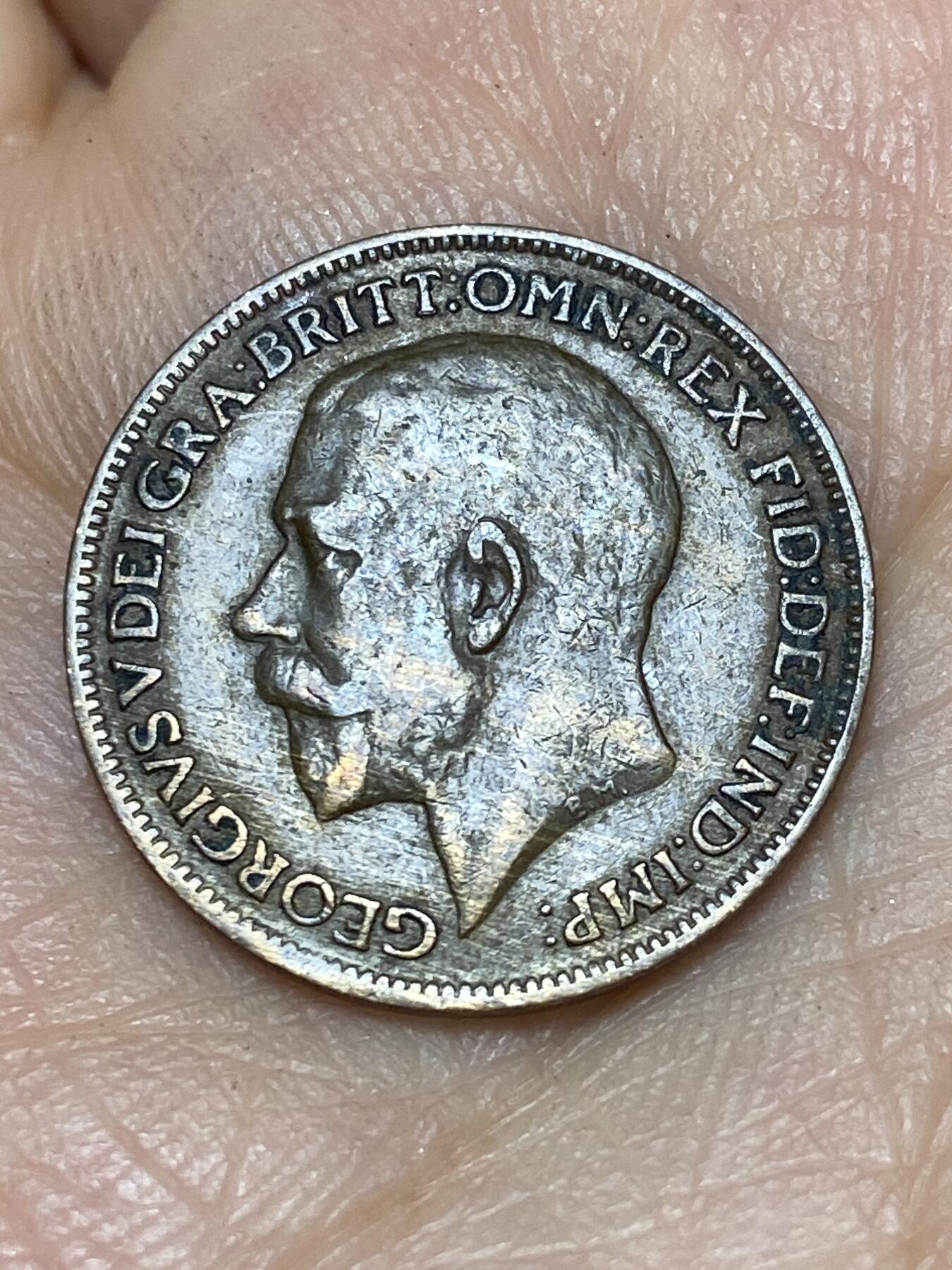 2026年第八场(总第一百七十七场）外国好品散币场(免佣金) 英国🇬🇧1921年1法新(乔治五世第二版)