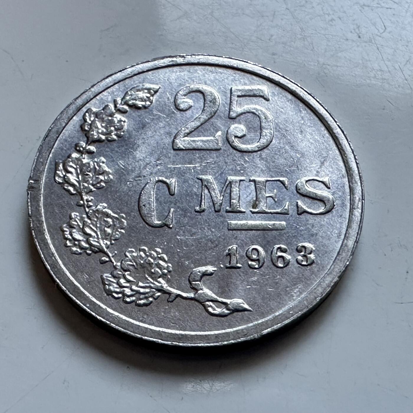 🌹外币初藏🌹🐯2026年第8场  每周二四六晚8️⃣点 接代拍 卢森堡1963年25分