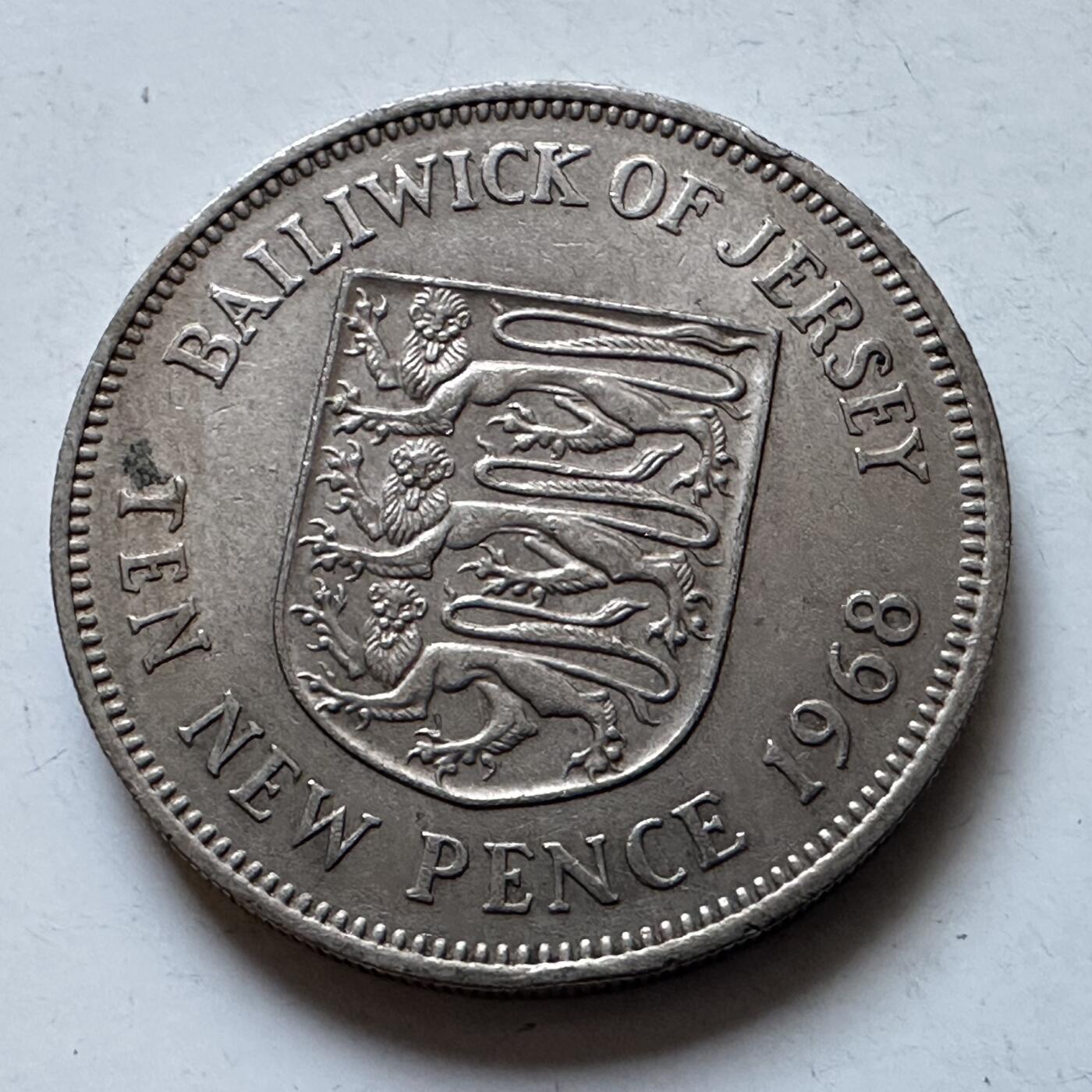 🌹外币初藏🌹🐯2026年第8场  每周二四六晚8️⃣点 接代拍 泽西岛1968年10便士