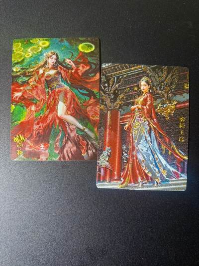 NO.21 好又多金牌大场，新店点关注不迷路！每周一站式配齐，方便凑单！（周6晚8点截拍，卖家送拍0抽成！） - 奇点卡牌 宗rich 西施+杨玉环一对 粗闪