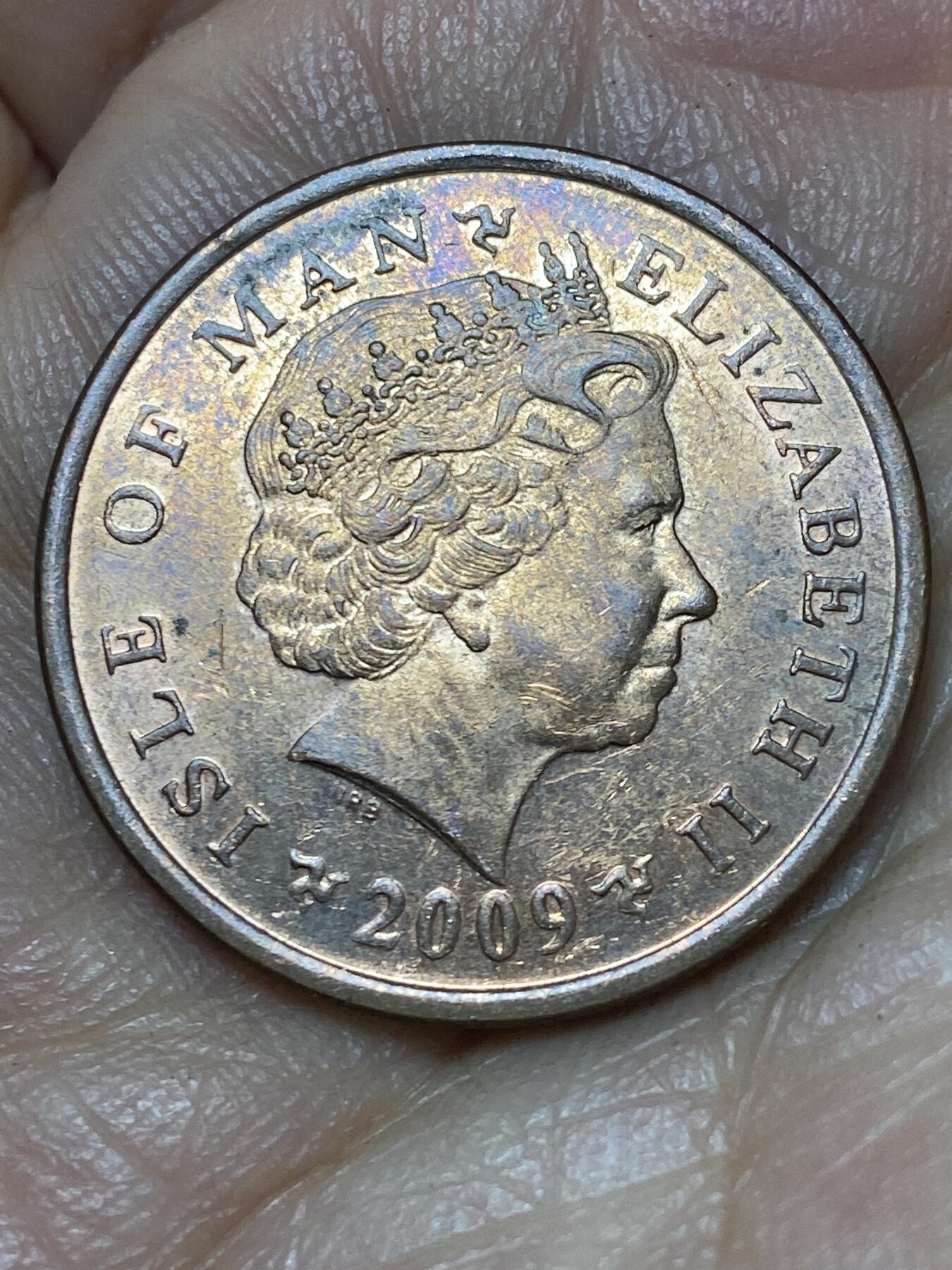 2026年第八场(总第一百七十七场）外国好品散币场(免佣金) 马恩岛2009年2便士(伊丽莎白二世老年)