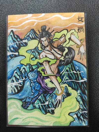 天玑星卡拍第161期《1.15周四截拍》持续收拍收评中 满赠卡需备注 - 【手绘卡】Rubick 女娲 手绘卡