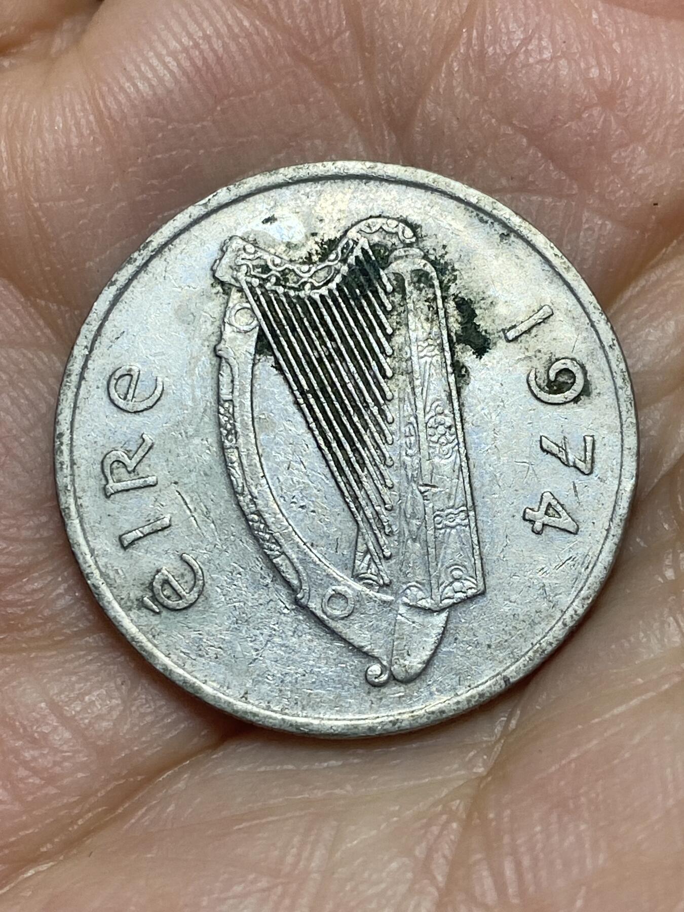 2026年第八场(总第一百七十七场）外国好品散币场(免佣金) 爱尔兰🇮🇪1974年5便士(共和国时期第二套第一版)