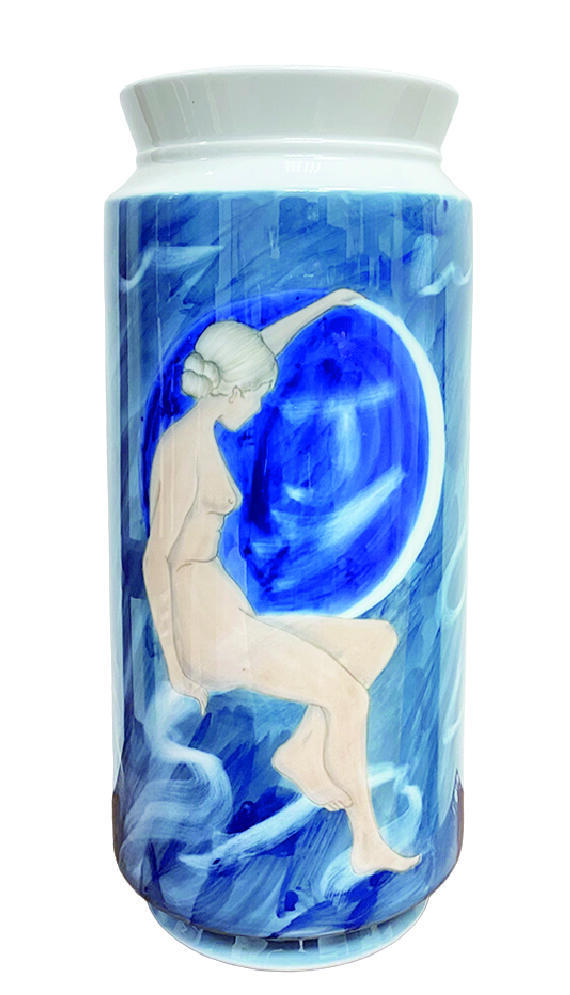 上海拍卖行2025年秋季古董珍玩拍卖会 丹麦皇家哥本哈根古典艺术大花瓶(H:27cm,原装盒)