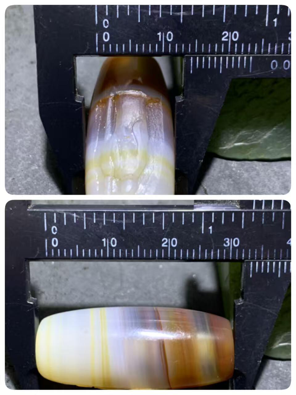 精美亚光高玉化千层纹缠丝玛瑙手工俏色巧雕一心向佛意境桶珠一个