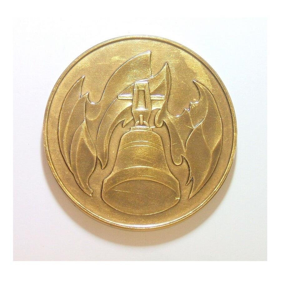 【旋风钱币】1月17日19:00准时开拍 精美欧洲币章、银币银章、第三帝国钱币等 全场包邮！ 苏联1941-44年二战胜利警钟长鸣 高浮雕精制超大镀金章 70MM 50克