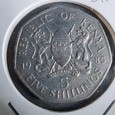 沼泽如烟--第961场 - 肯尼亚1985年5先令