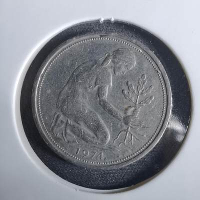 沼泽如烟--第961场 - 德国1974年50芬尼