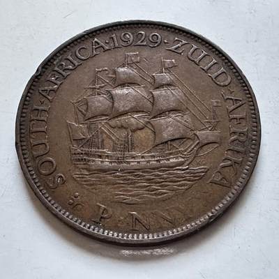 🌹外币初藏🌹🐯2026年第8场  每周二四六晚8️⃣点 接代拍 - 英属南非1929年一便士