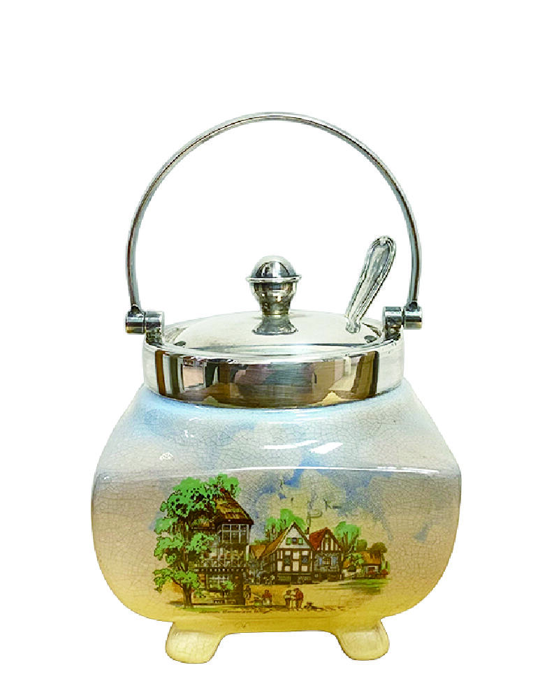 上海拍卖行2025年秋季古董珍玩拍卖会 英国Sandland Ware带盖调味料罐