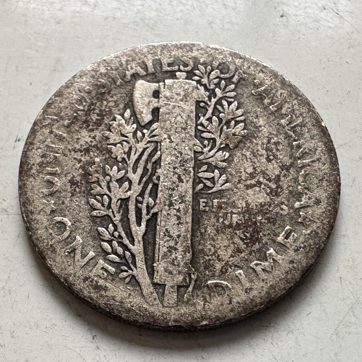 🌹外币初藏🌹🐯2026年第8场  每周二四六晚8️⃣点 接代拍 美国1925年10美分银币 2.5克90%银 