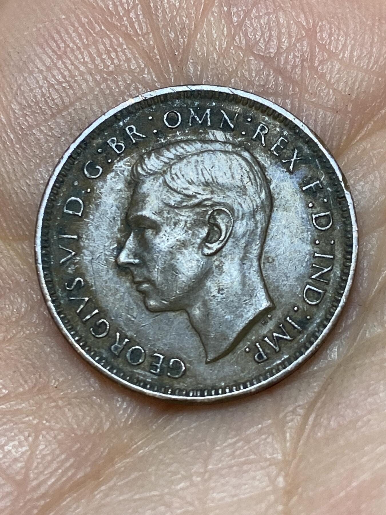 2026年第八场(总第一百七十七场）外国好品散币场(免佣金) 英国🇬🇧1939年1法新(乔治六世第一版)