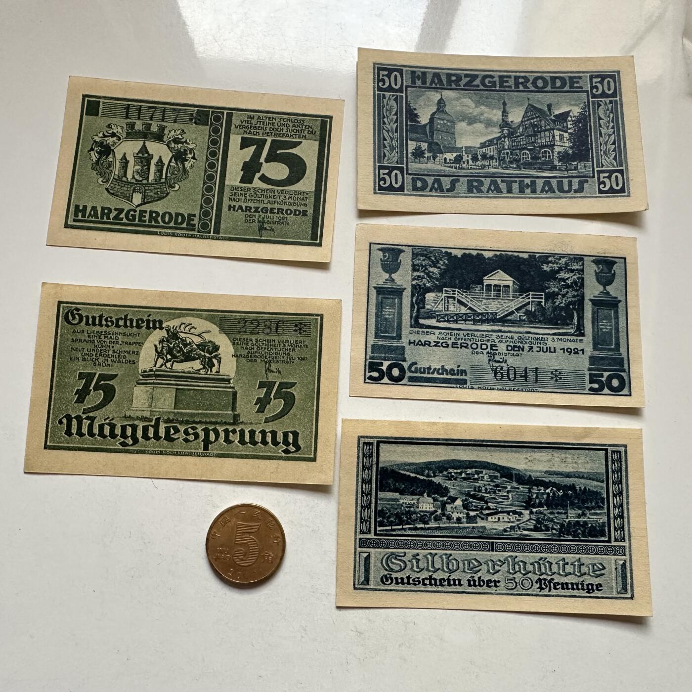 🌹外币初藏🌹🐯2026年第8场  每周二四六晚8️⃣点 接代拍 德国一战时期紧急币—2