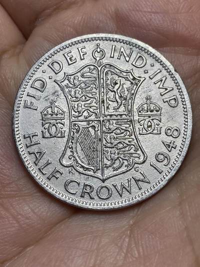 2026年第八场(总第一百七十七场）外国好品散币场(免佣金) - 英国🇬🇧1948年半克朗(乔治六世第二版，关门年仅发行2年)