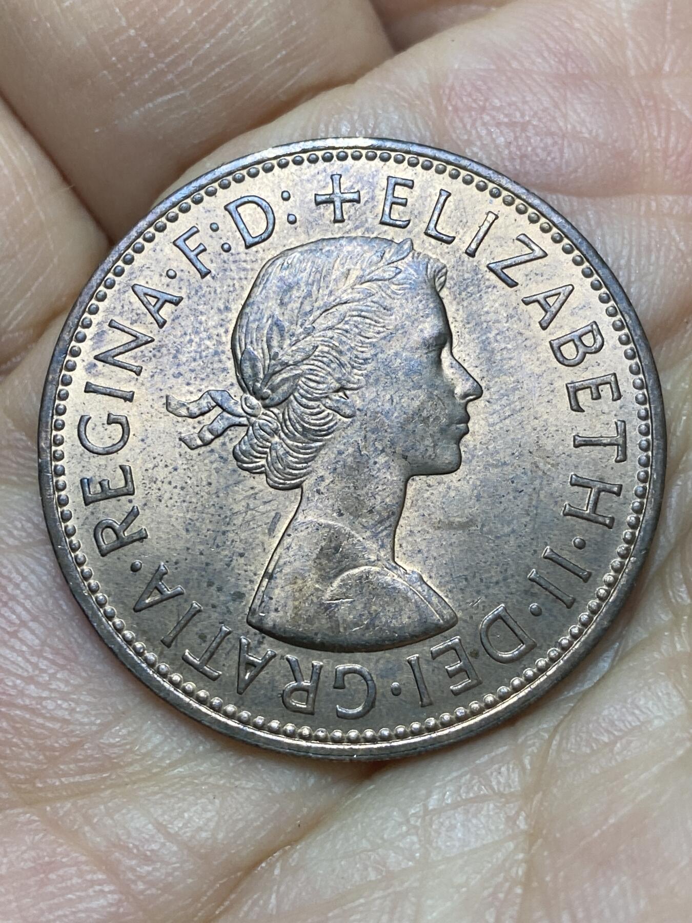 2026年第八场(总第一百七十七场）外国好品散币场(免佣金) 英国🇬🇧1967年1便士(伊丽莎白二世青年桂冠第二版，普制币关门年)