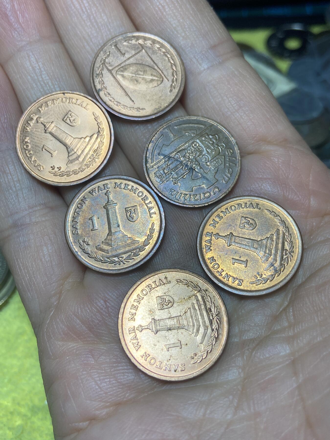 2026年第八场(总第一百七十七场）外国好品散币场(免佣金) 英属马恩岛🇮🇲1便士6枚：1995年99年2007年08年15年