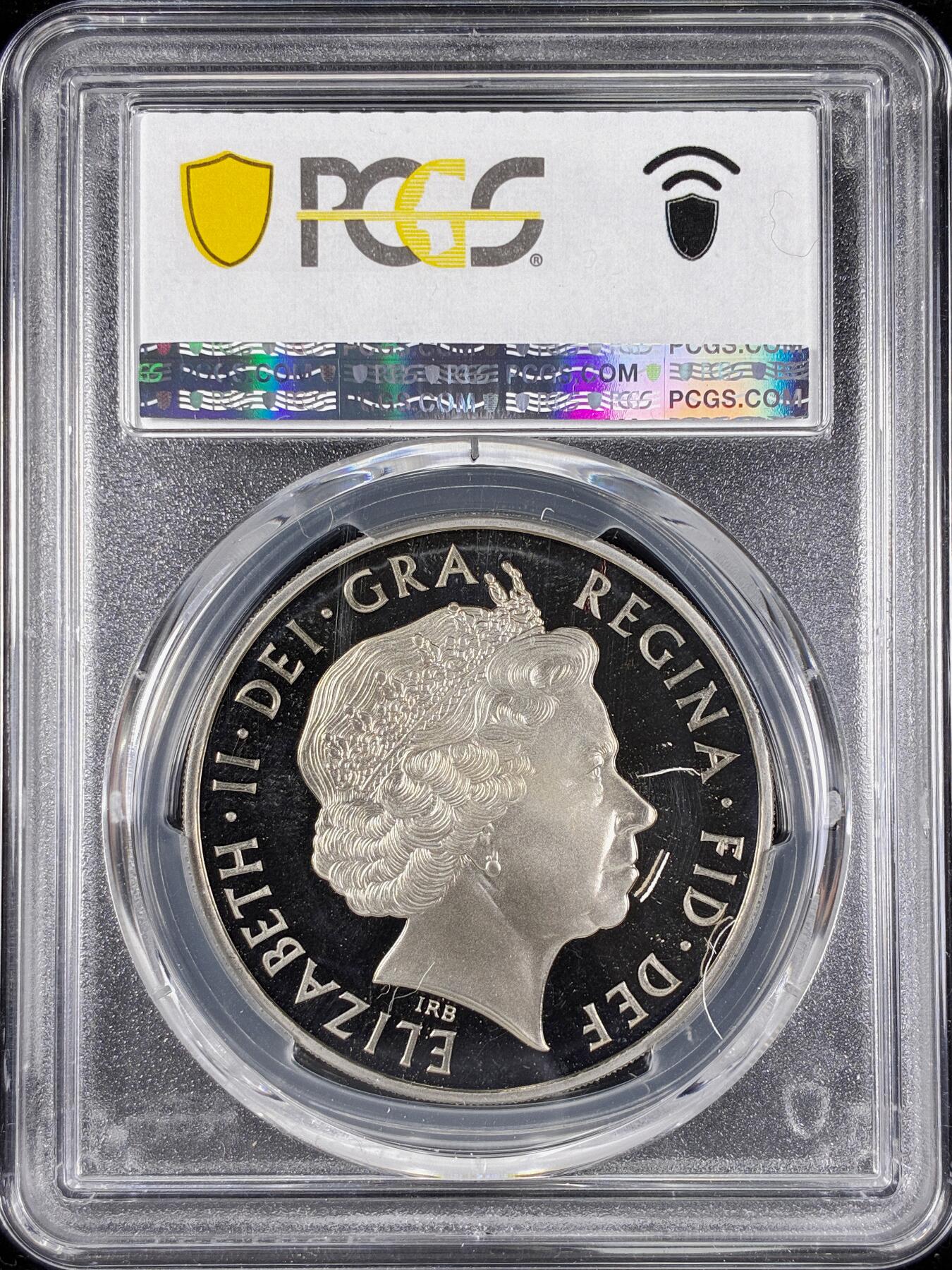 【雨安】【直播拍卖】【第0124期-评级币章】2026-01-17 周六 19:30 [评级现代] Great Britain 英国 5镑 2011年 菲利普王子 PCGS-PR68DCAM 精制币