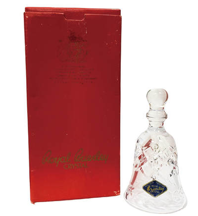 上海拍卖行2025年秋季古董珍玩拍卖会 - 英国制皇家布莱利品牌手工制水晶手摇铃(原装盒)