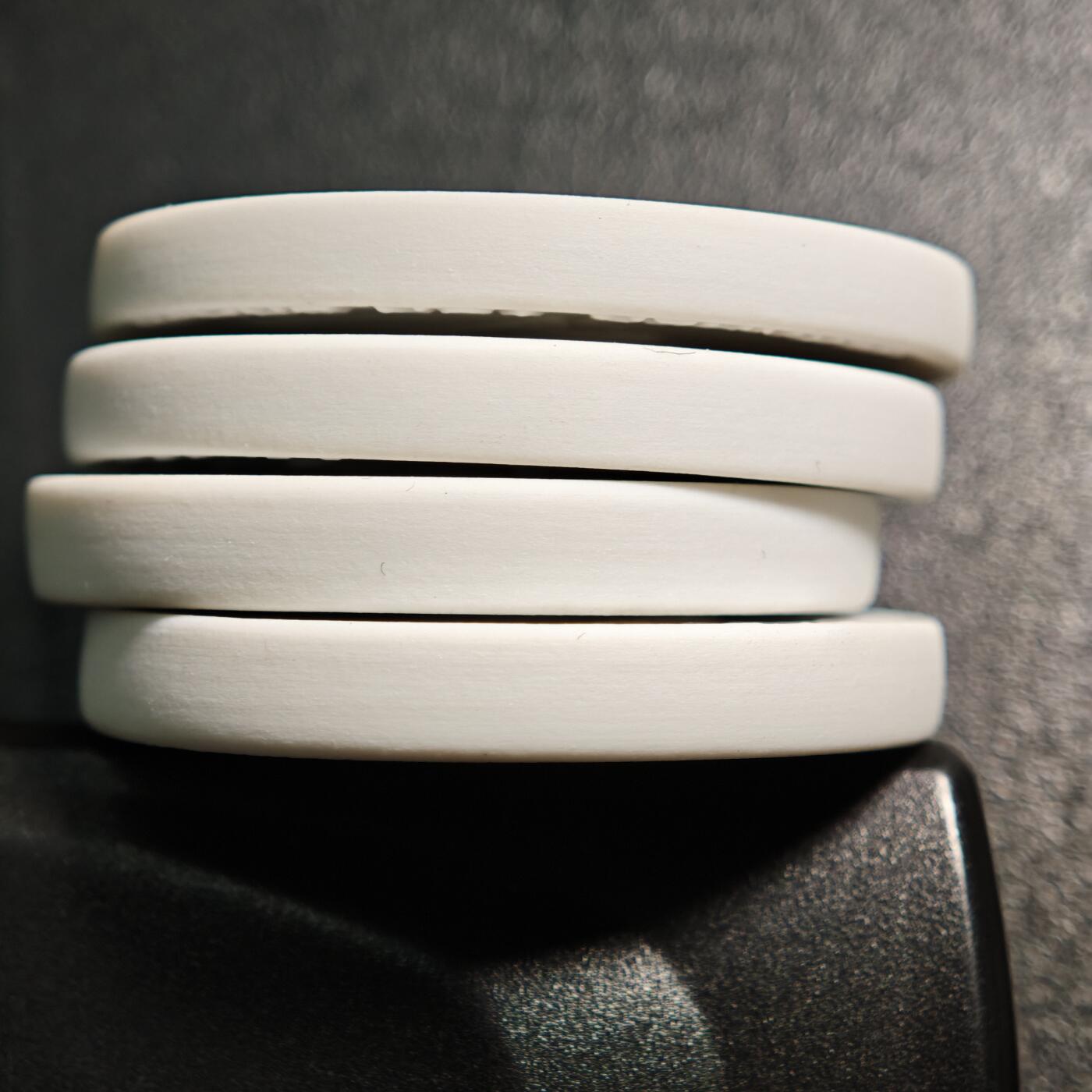 【德藏】世界币章拍卖第162期（拍品征集中~欢迎藏友联系） 4枚一组 德国迈森白色陶瓷纪念章 详细尺寸请看拍品介绍