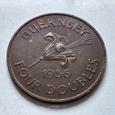 🌹外币初藏🌹🐯2026年第8场  每周二四六晚8️⃣点 接代拍 - 根西岛1956年4道布 b