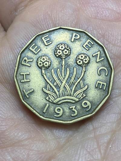 2026年第八场(总第一百七十七场）外国好品散币场(免佣金) - 英国🇬🇧1939年3便士(乔治六世第一版)