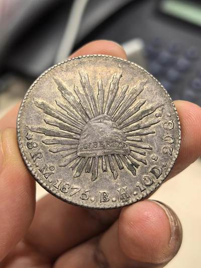 博洋堂世界钱币拍卖第157期（全场包邮） - 墨西哥1876年MO BH版花边鹰洋 原味无洗
