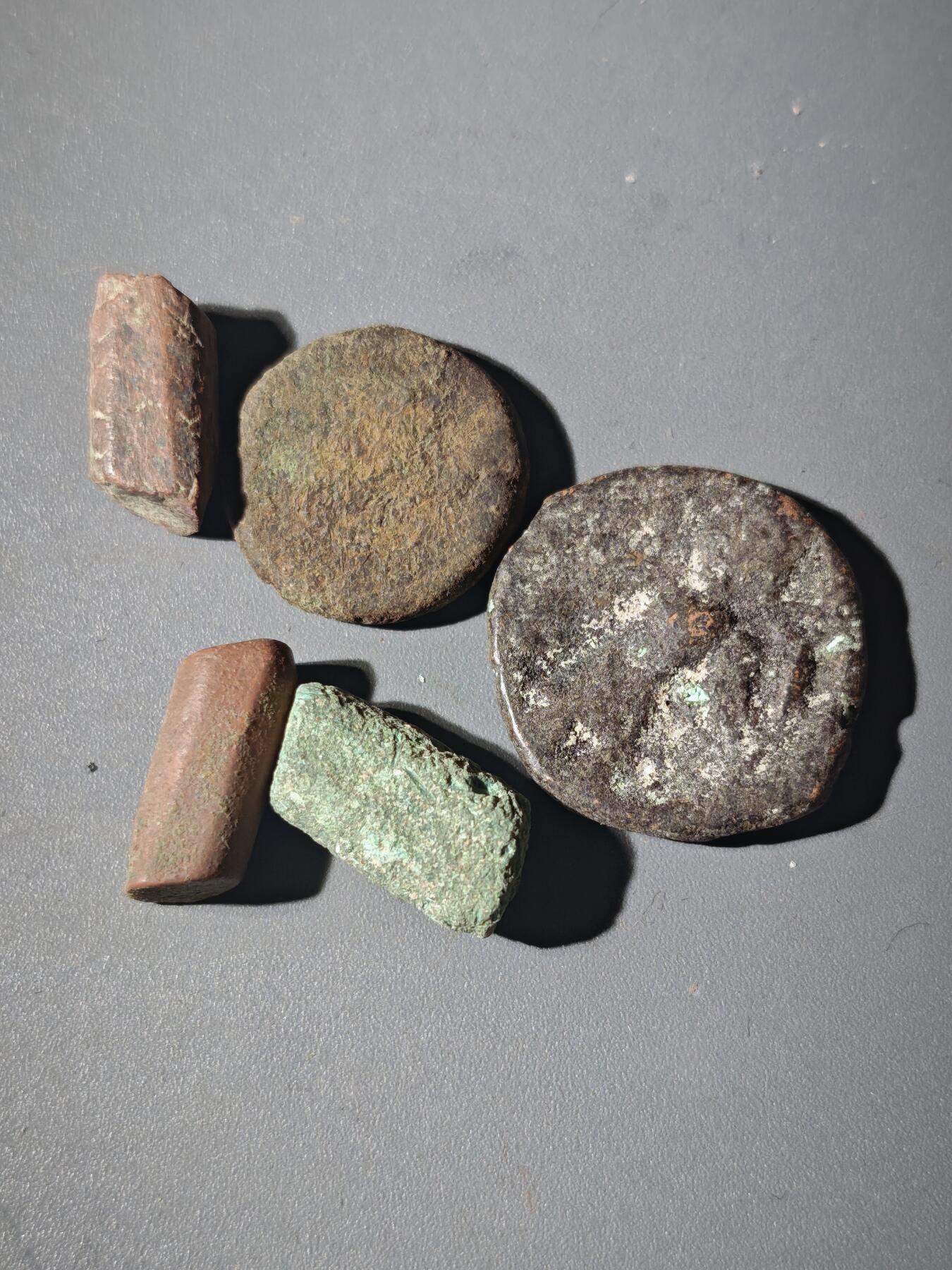 107期新疆红钱粟特钱币丝路钱币专场 B15丝路铜币一组