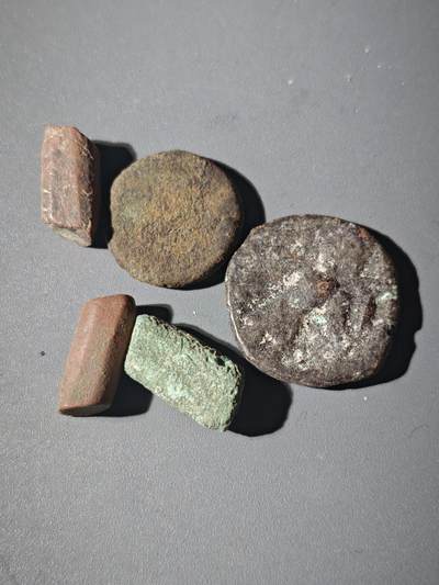 107期新疆红钱粟特钱币丝路钱币专场 - B15丝路铜币一组