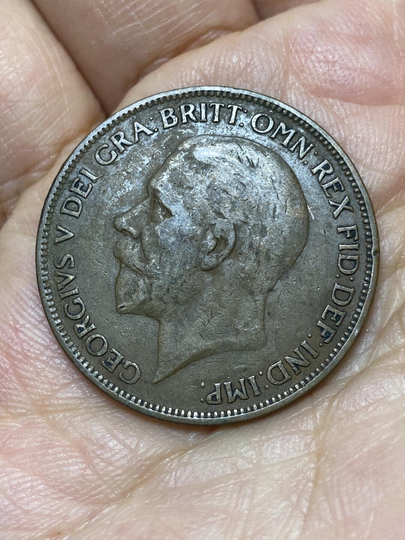 2026年第八场(总第一百七十七场）外国好品散币场(免佣金) 英国🇬🇧1927年1便士(乔治五世第二版，关门年仅发行2年)