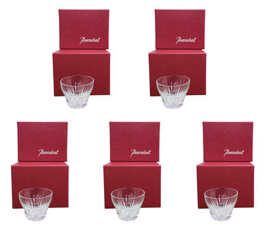 上海拍卖行2025年秋季古董珍玩拍卖会 - 法国Baccarat水晶清酒杯(全新,原装盒,日本三越百货专供)