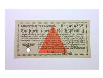 【旋风钱币】1月17日19:00准时开拍 精美欧洲币章、银币银章、第三帝国钱币等 全场包邮！ - 可评级 德国第三帝国1939-44年集中营战俘营1芬尼 原光挺版