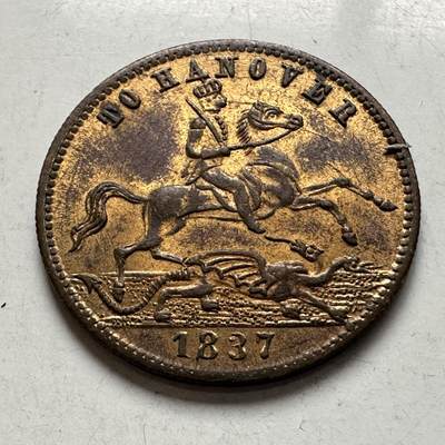 🌹外币初藏🌹🐯2026年第8场  每周二四六晚8️⃣点 接代拍 - 英国1837年代币