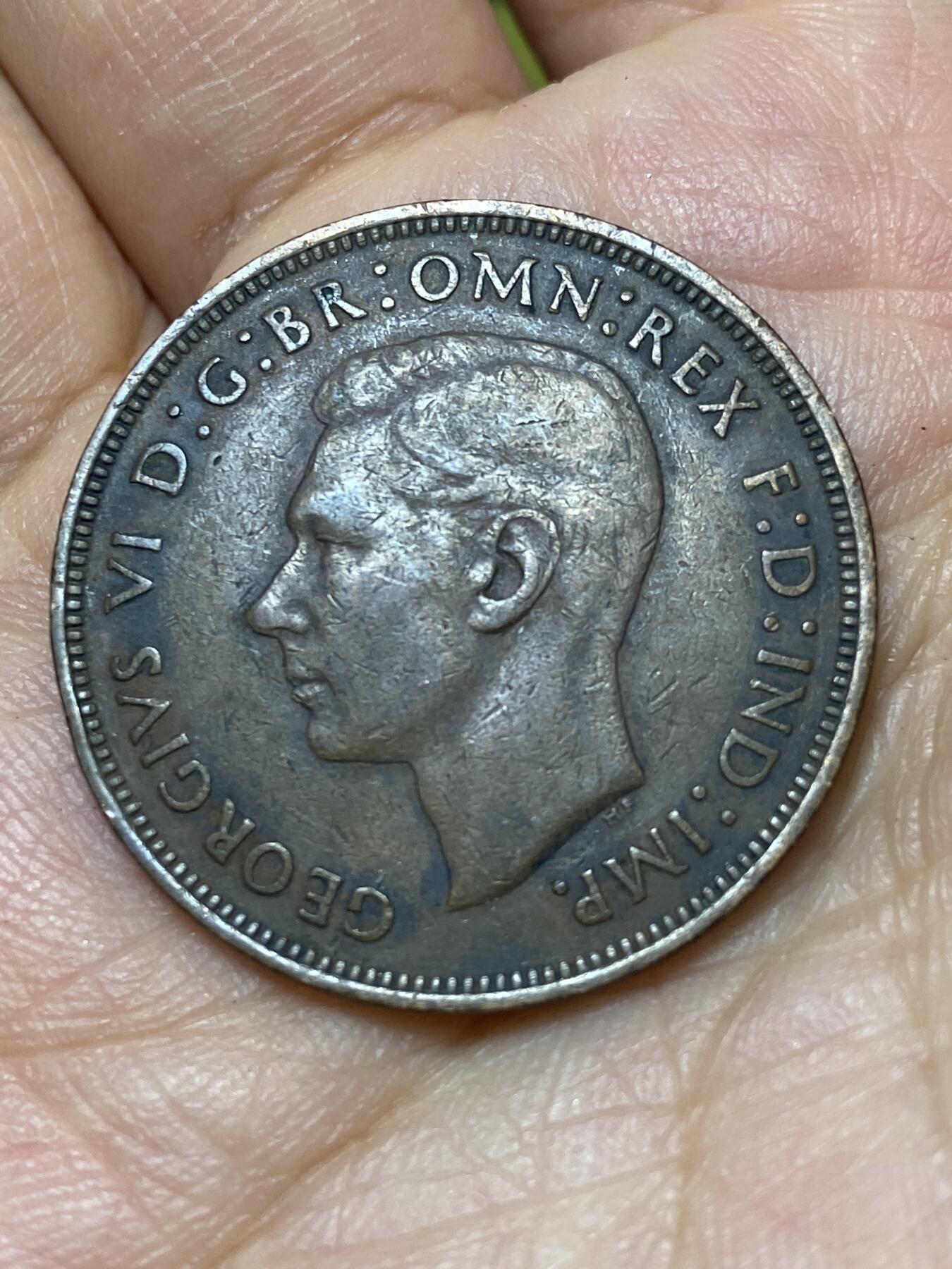 2026年第八场(总第一百七十七场）外国好品散币场(免佣金) 英国🇬🇧1946年1便士(乔治六世第一版)