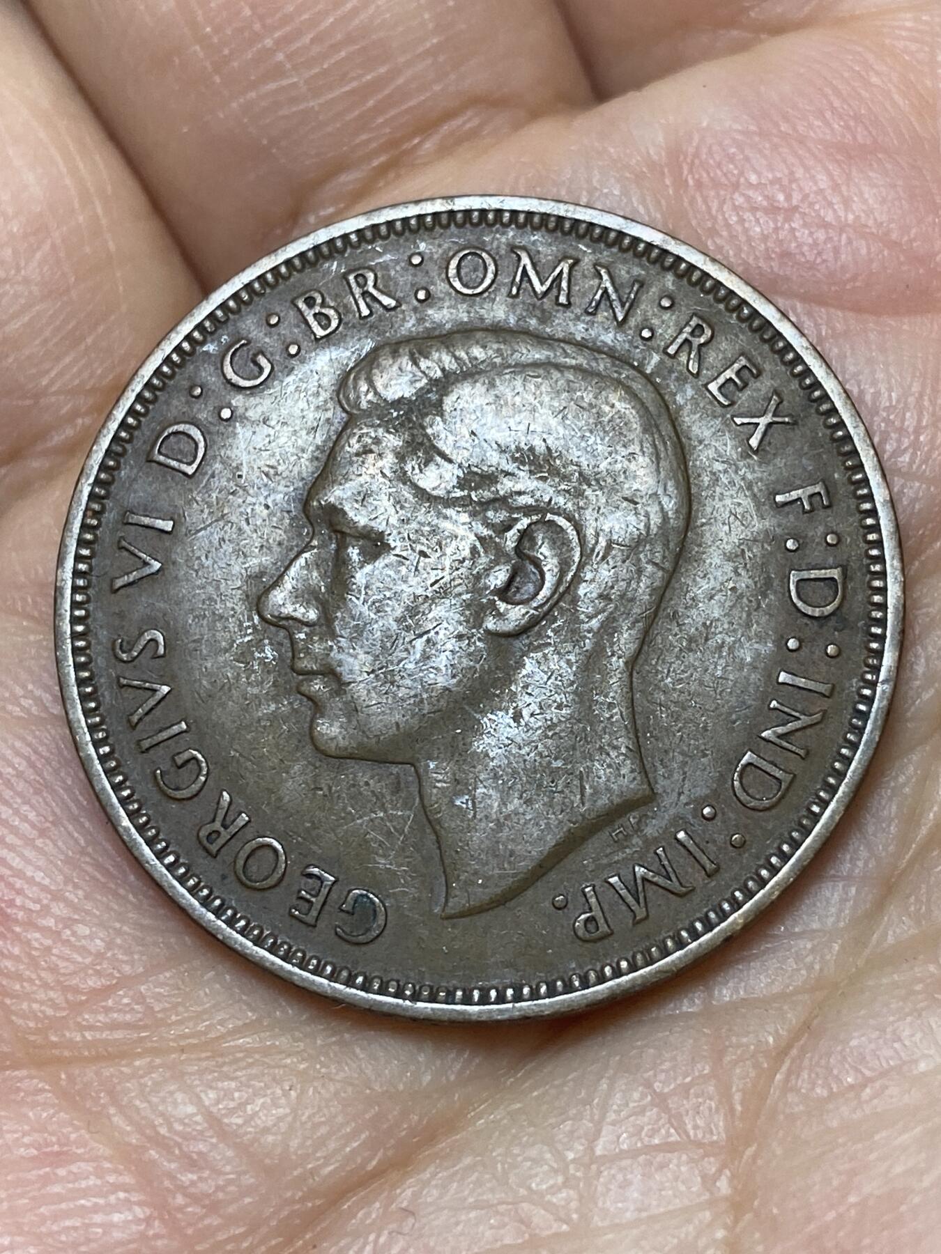 2026年第八场(总第一百七十七场）外国好品散币场(免佣金) 英国🇬🇧1947年1便士(乔治六世第一版)