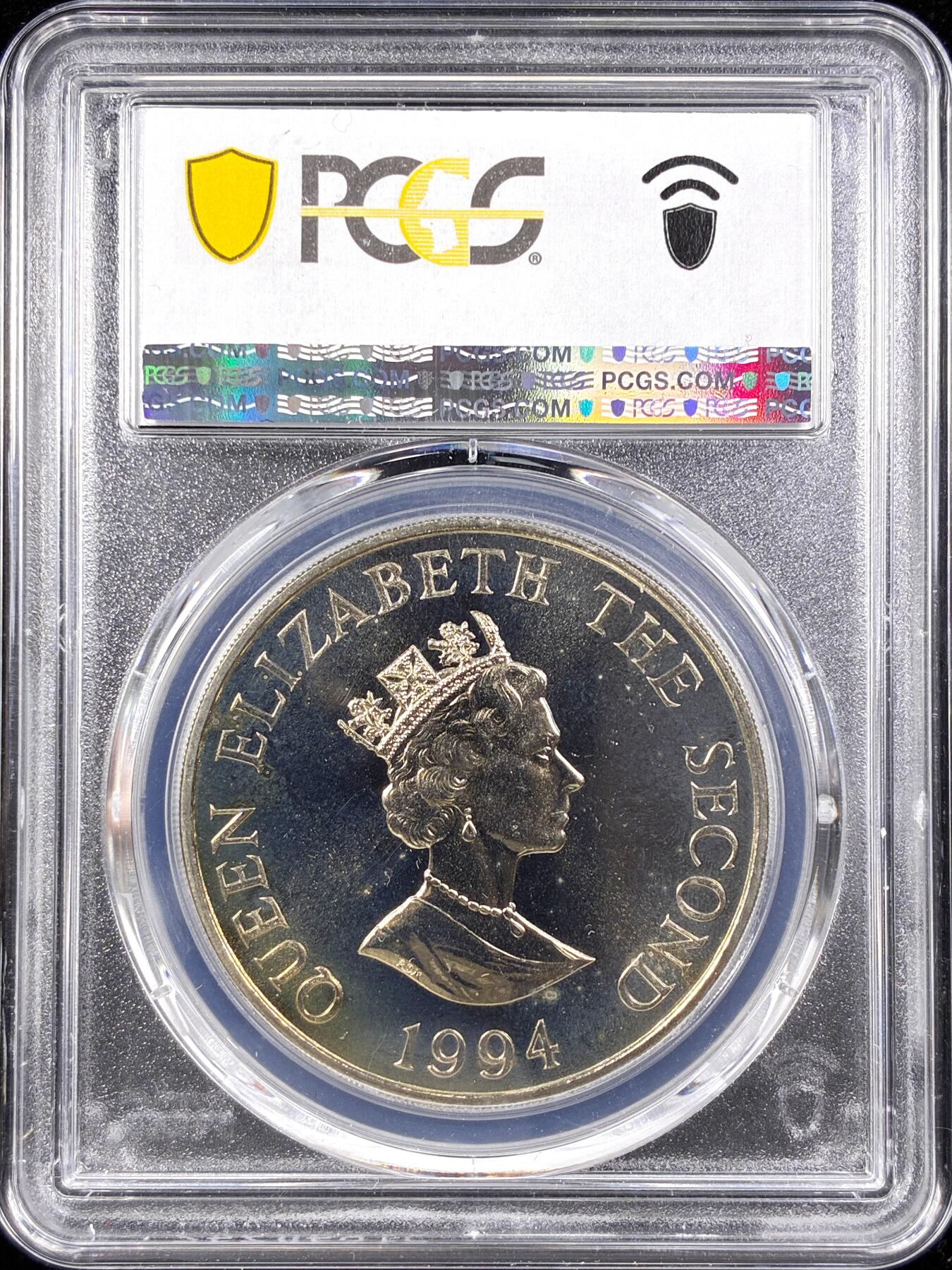 【雨安】【直播拍卖】【第0124期-评级币章】2026-01-17 周六 19:30 [评级现代] Alderney 奥尔德尼 2镑 1994年 D-Day  PCGS-MS65