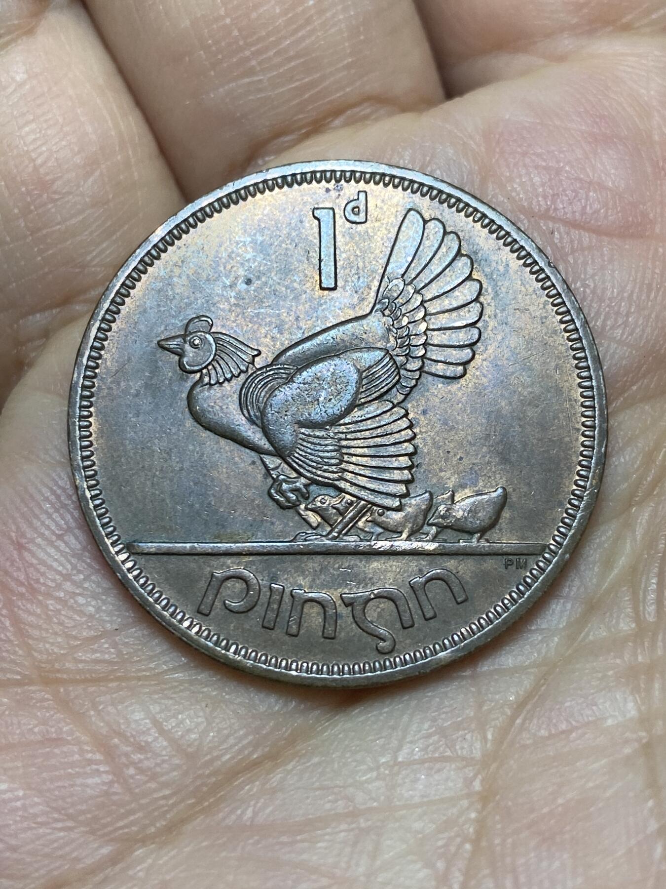 2026年第八场(总第一百七十七场）外国好品散币场(免佣金) 爱尔兰🇮🇪1965年1便士(共和国时期第一套)