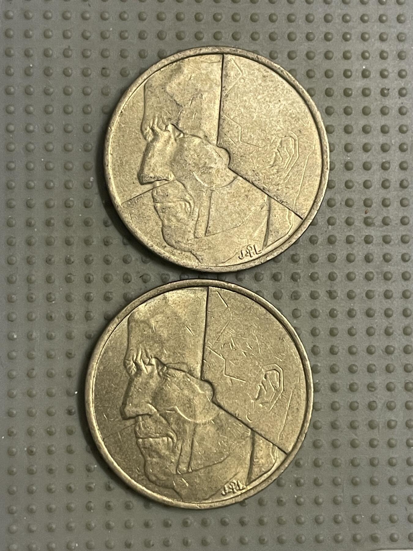 2026年第12场各国散币拍卖（总第162场）16.17两天外出，18号可以发货 比利时1986年5法郎两种语言